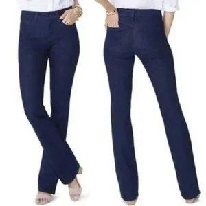 NYDJ Barbara Bootcut Dark Wash Jeans Women’s Stretch Size 6 excellent condition